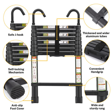 RIKADE independent section adjustment prevents pinching during extension.