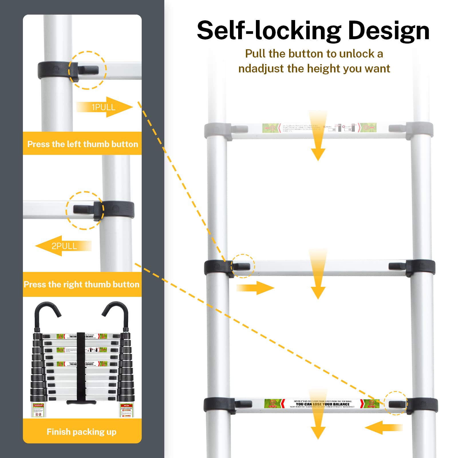 RIKADE portable design fits storage spaces and car trunks for on-the-go use.