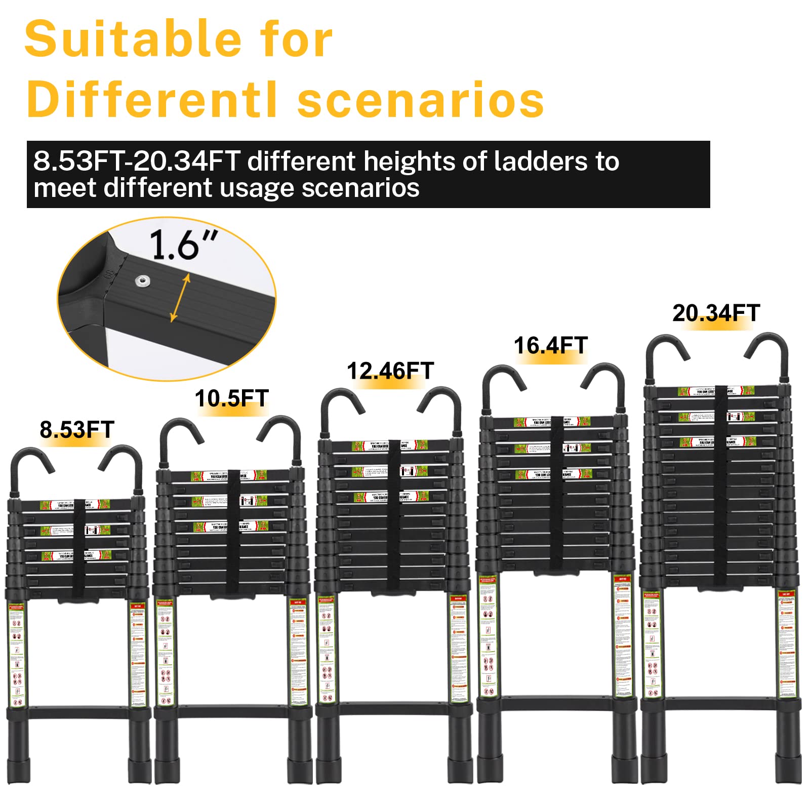 RIKADE ladder suitable for camping and RV setups