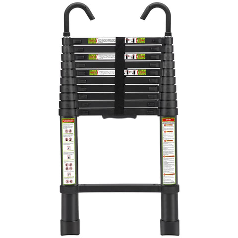 RIKADE telescopic ladder overview, portable for home and outdoor tasks.
