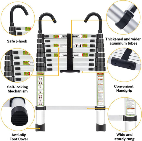 RIKADE ladder top hooks illustrate enhanced safety and versatile placement.