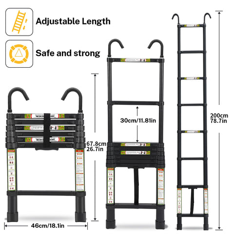 RIKADE ladder top hooks offer safe indoor grip and storage