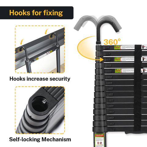 RIKADE ladder supports up to 330 pounds during use