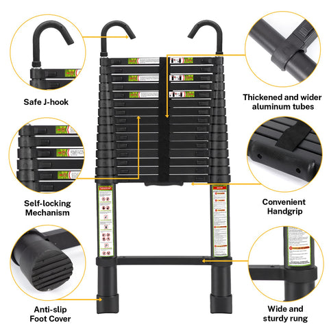 RIKADE lightweight aluminum body for easy transport