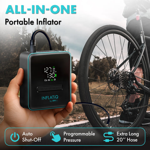 RIMiQ InflatiQ auto shut-off ensures precise tire pressure without guesswork.
