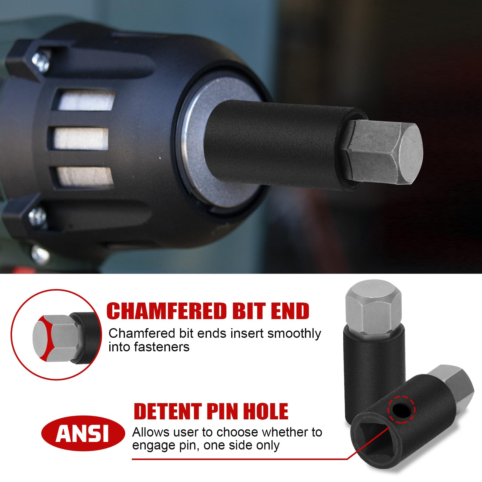 RIMKOLO detent pin hole feature enables customizable engagement during work