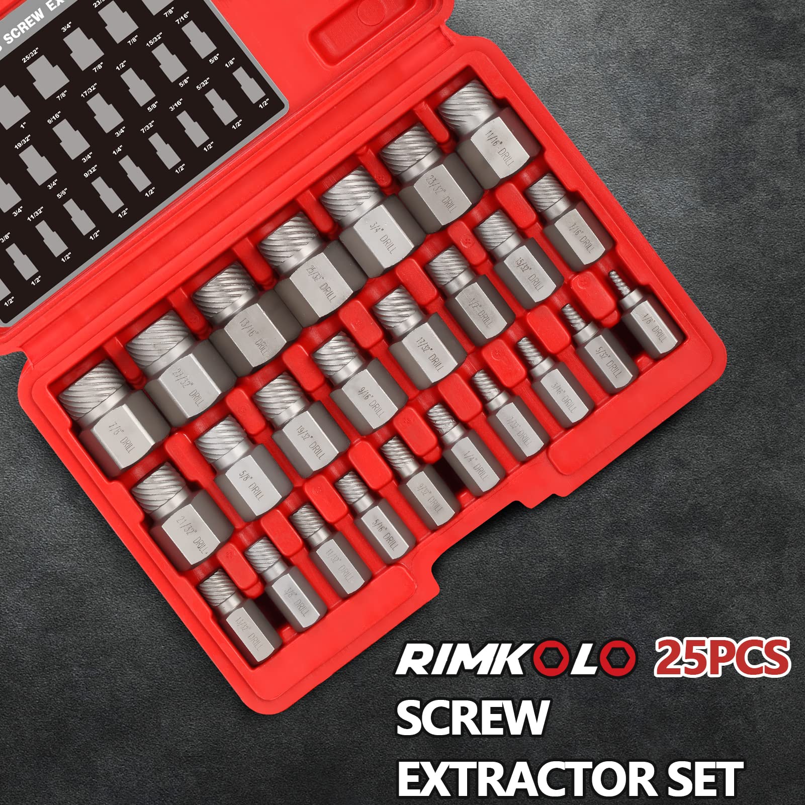 RIMKOLO durable carrying case for organized storage