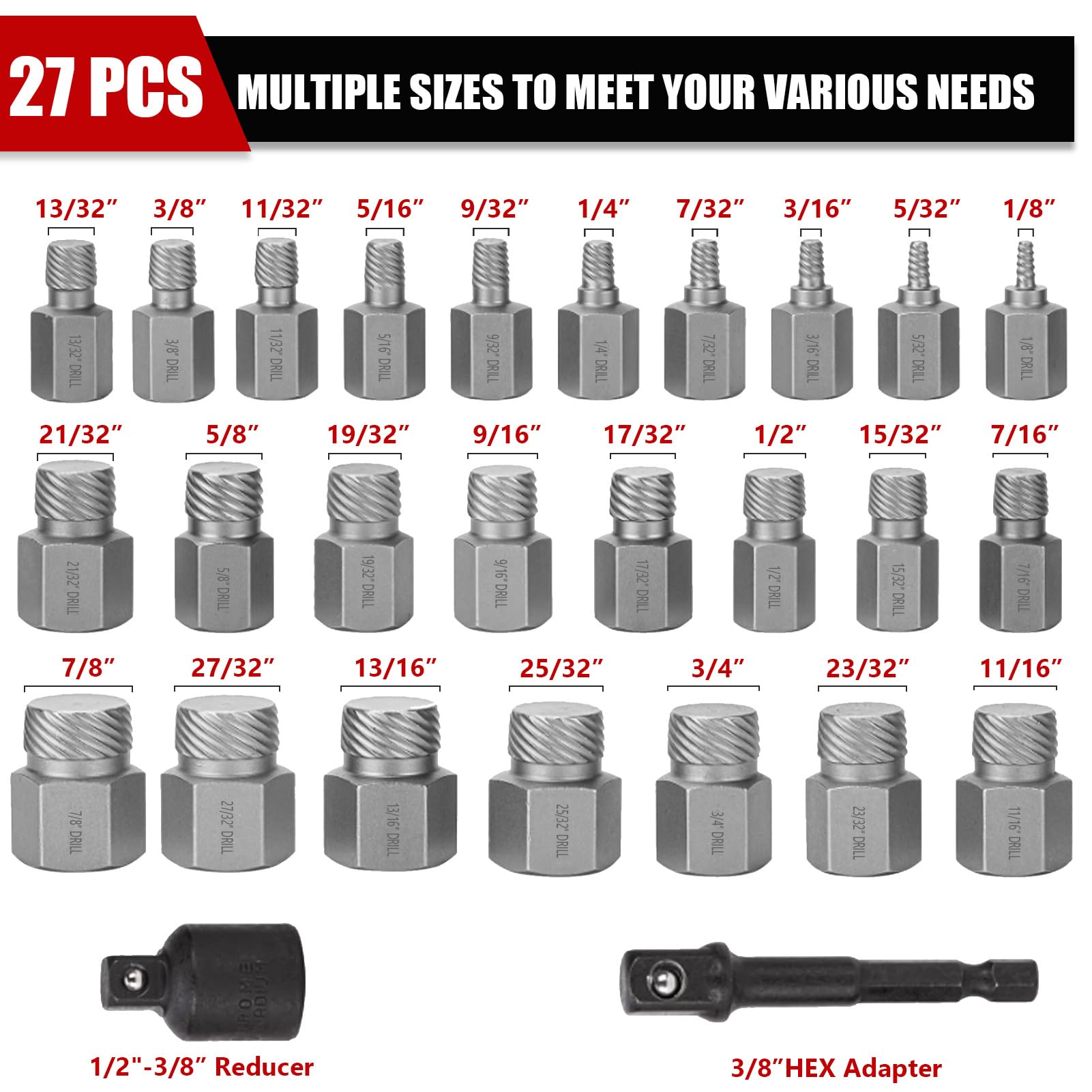 RIMKOLO hex-head multi-spline design for maximum torque with wrenches