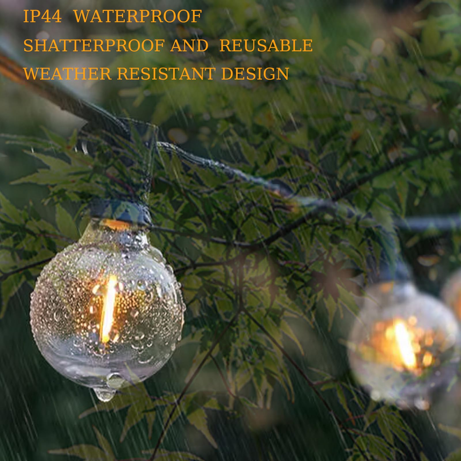 rincentd IP44 rated bulb suitable for indoor and outdoor use