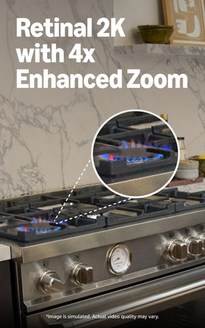 Ring Indoor Cam Plus 4x Enhanced Zoom captures distant details clearly