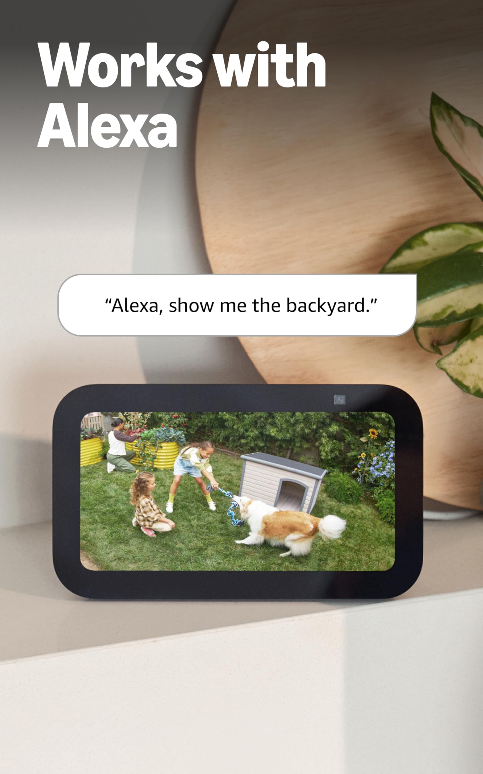 Ring Outdoor Cam Plus supports Live View and Two-Way Talk for quick responses.