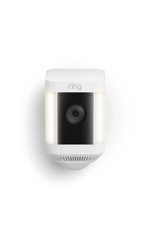 Ring Spotlight Cam Plus Battery front-door setup captures clear security footage