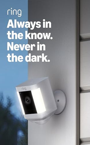 Ring Spotlight Cam Plus Battery quick-release battery for easy setup
