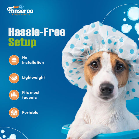 Rinseroo sink hose attachment adds convenient spray for kitchen tasks.