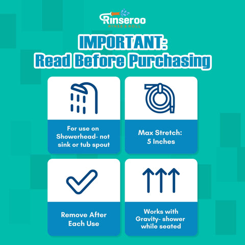 Rinseroo spray head for targeted water flow and precision