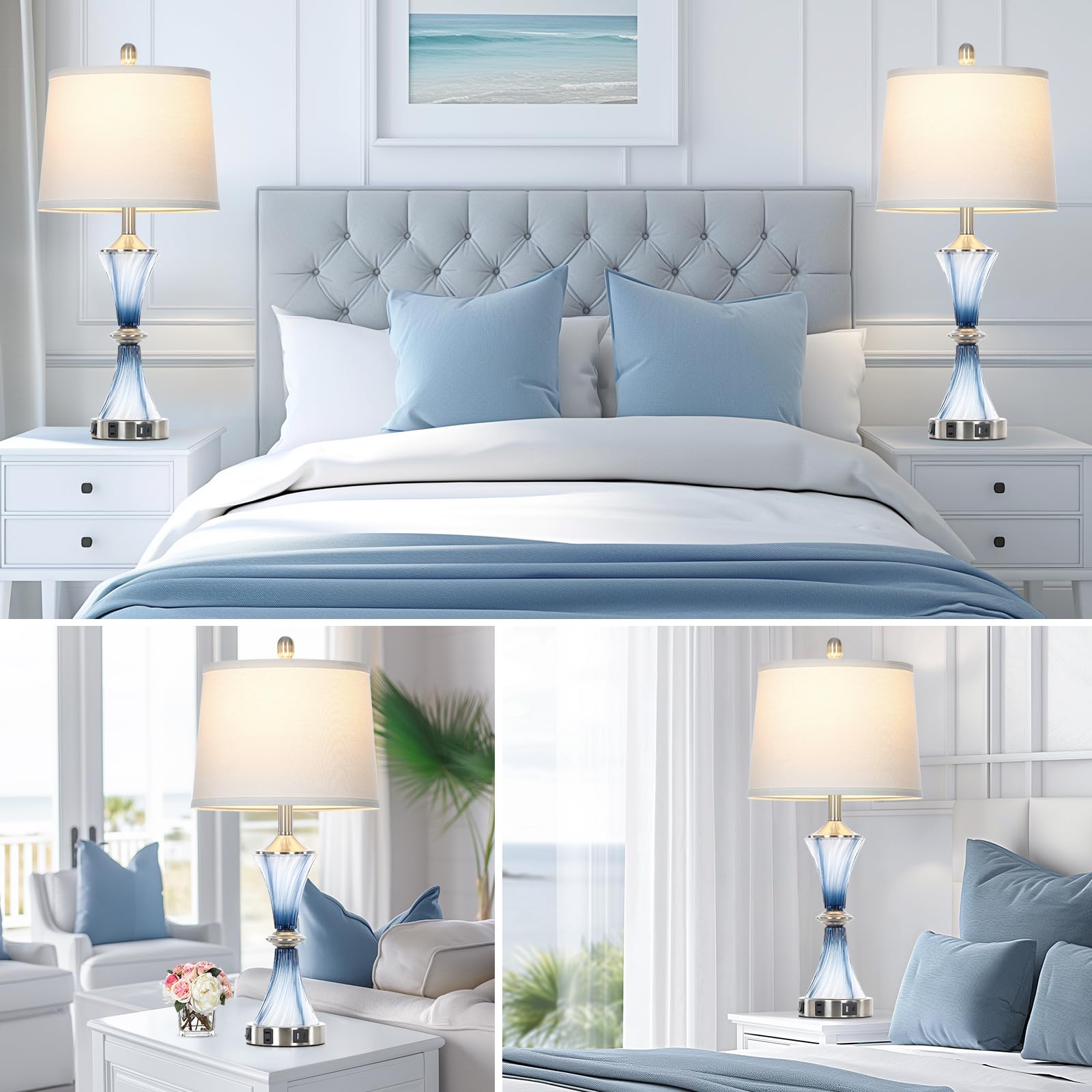 Rinweey AC outlet closeup shows convenient power for lamps and gadgets