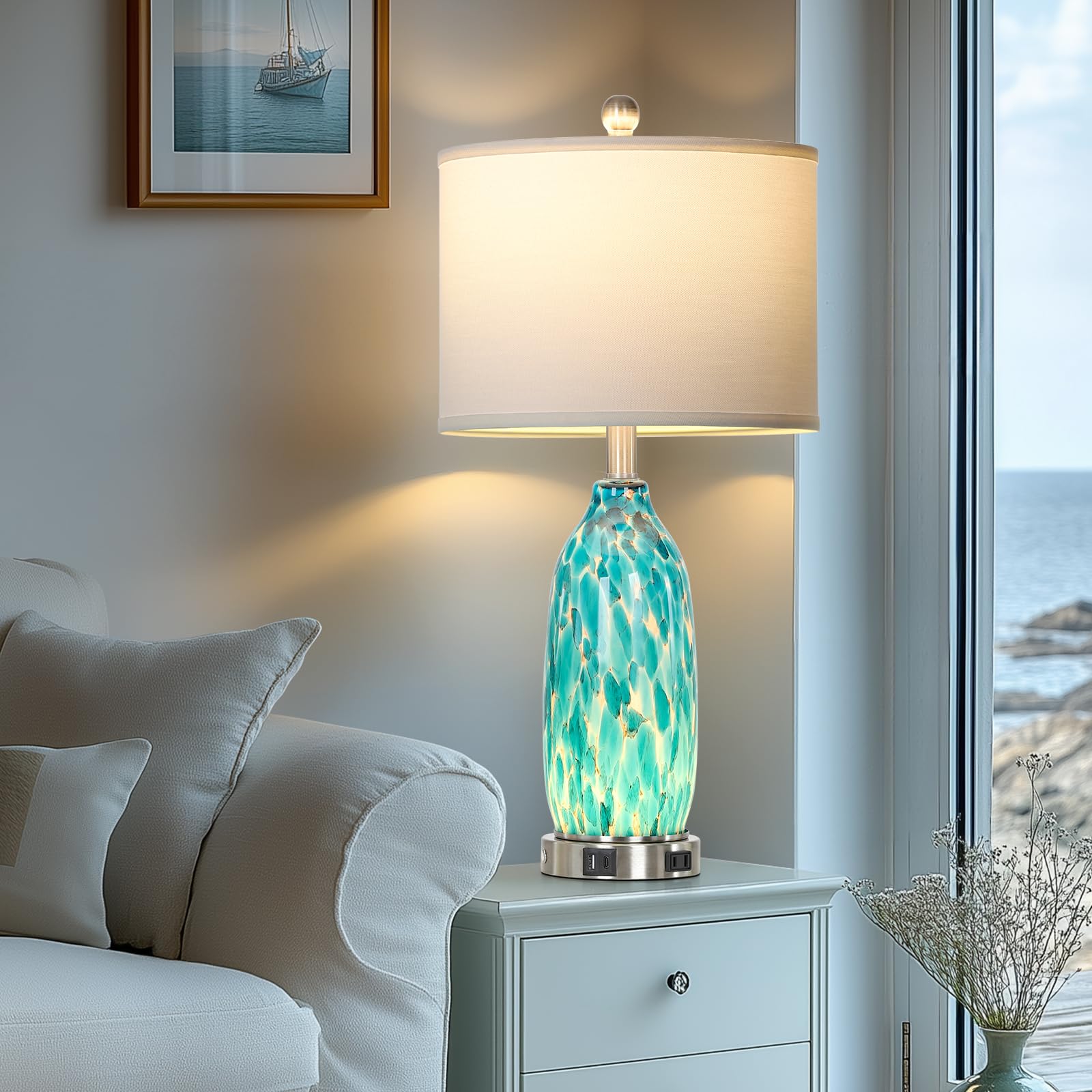 Rinweey LED bulbs included for bright, energy-efficient illumination