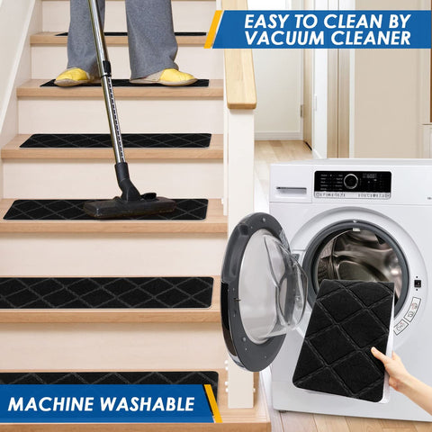 RIOLAND stain-resistant treads resist dust and pet hair with simple cleaning
