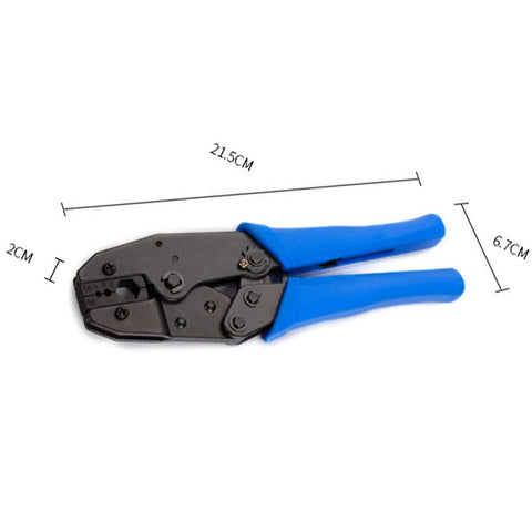 Riotaxy crimp tool supports LMR400 and Belden 9913 coax cables