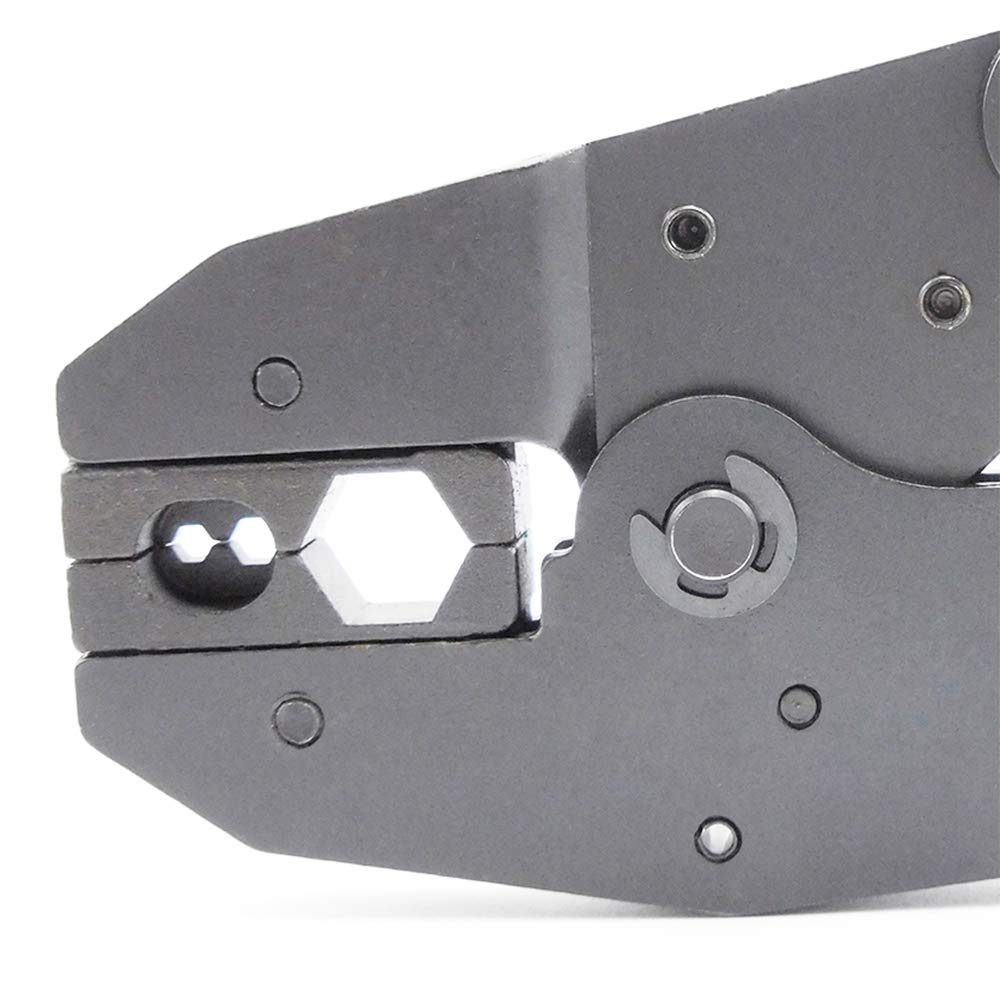 Riotaxy full-cycle ratchet crimp delivers uniform compression