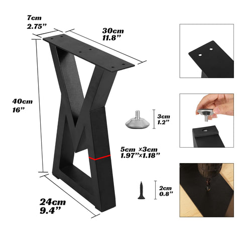 Rioychan adjustable feet protect floors and help level furniture.
