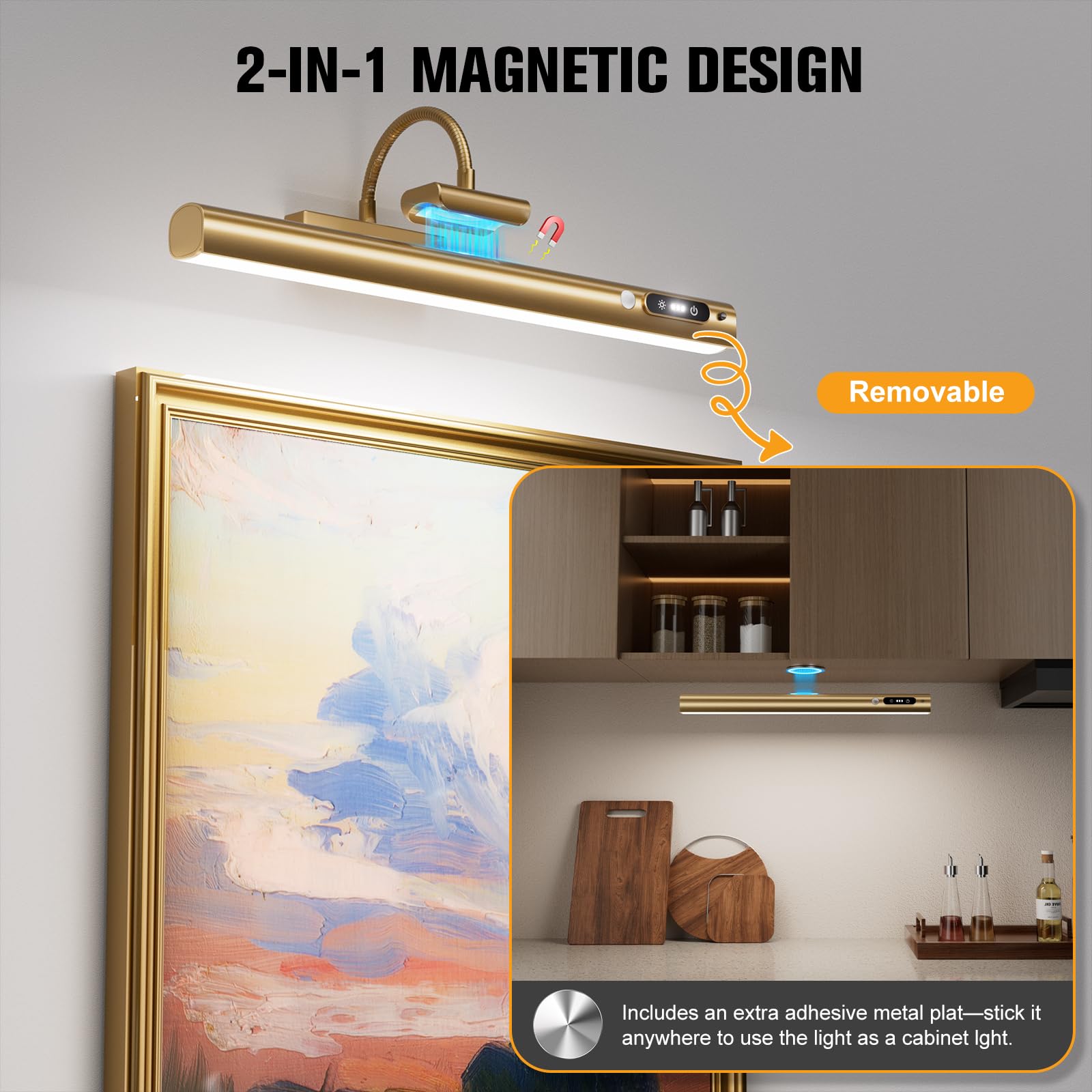 RIRIBEN five brightness levels let you adjust mood for each piece.