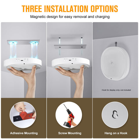 RIRIBEN timer-auto-off feature helps conserve energy in storage and hall spaces.