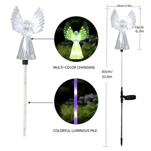 Rirool Garden path solar light guides nighttime strolls along your paths.