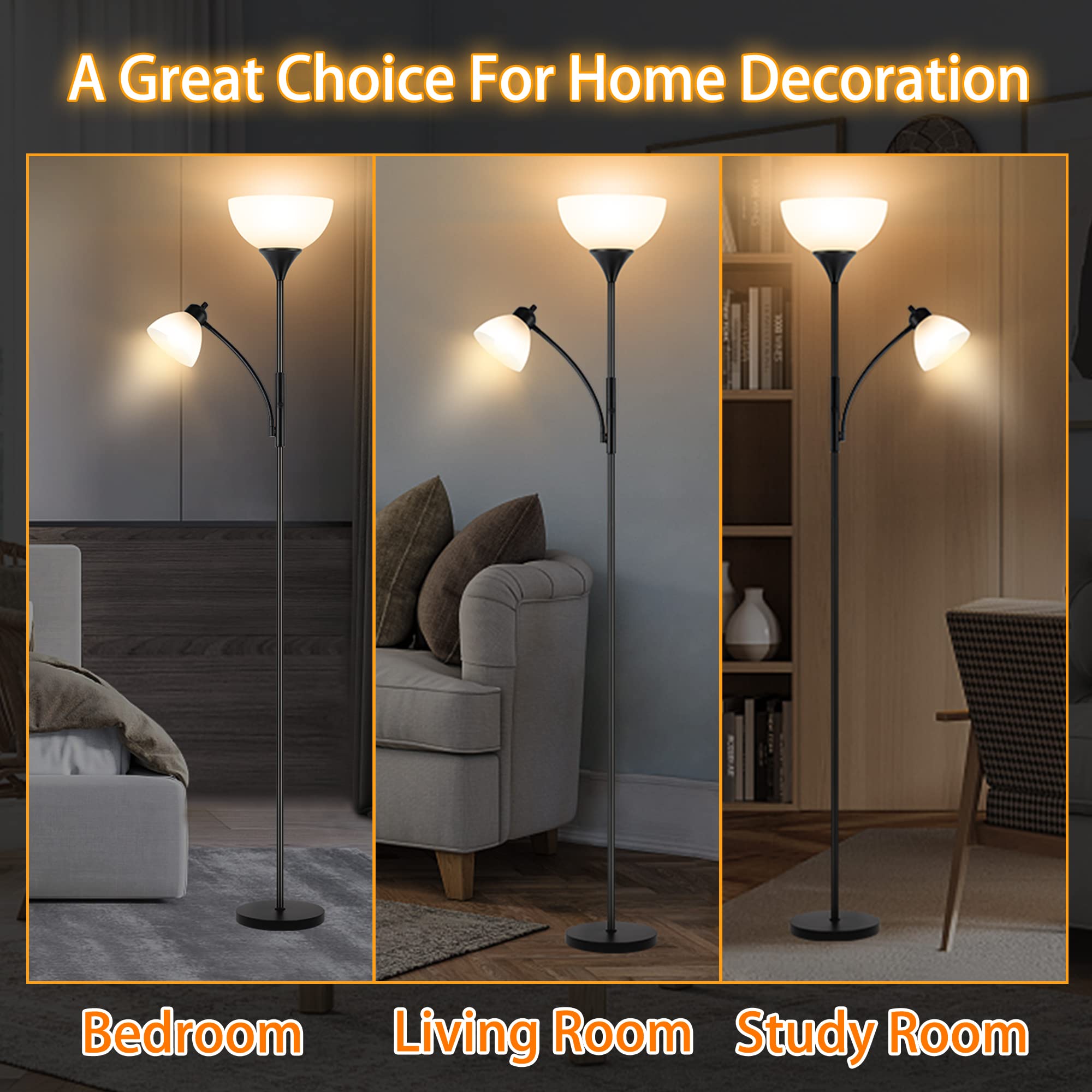 RISLG Floor Lamp features an industrial-inspired design for modern interiors.