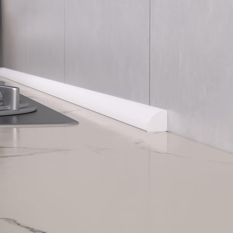 Risunpet bathroom application showing tidy edge finish and water resistance.