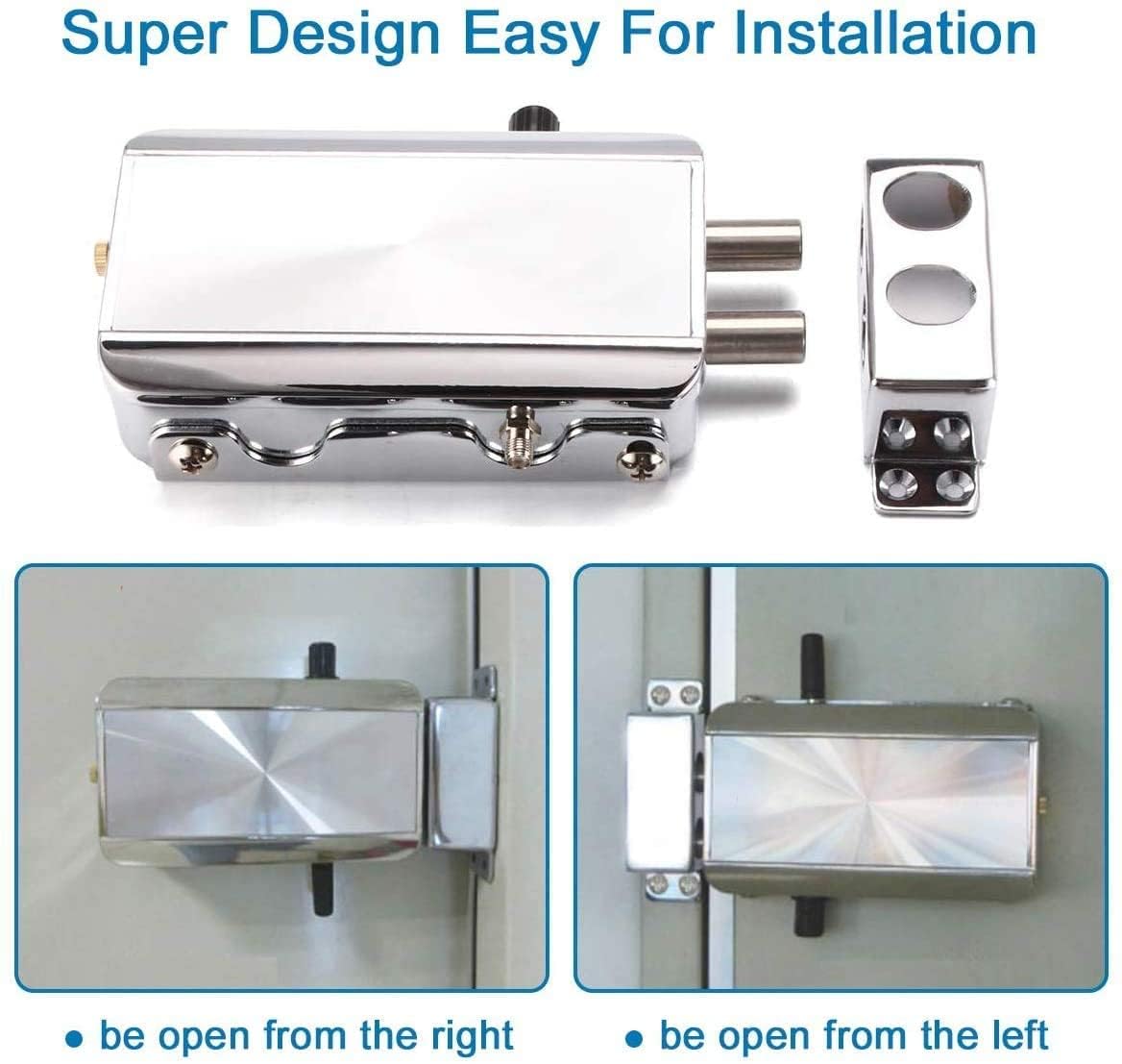 Ritammi door lock in office or hotel setting suggests versatile security.
