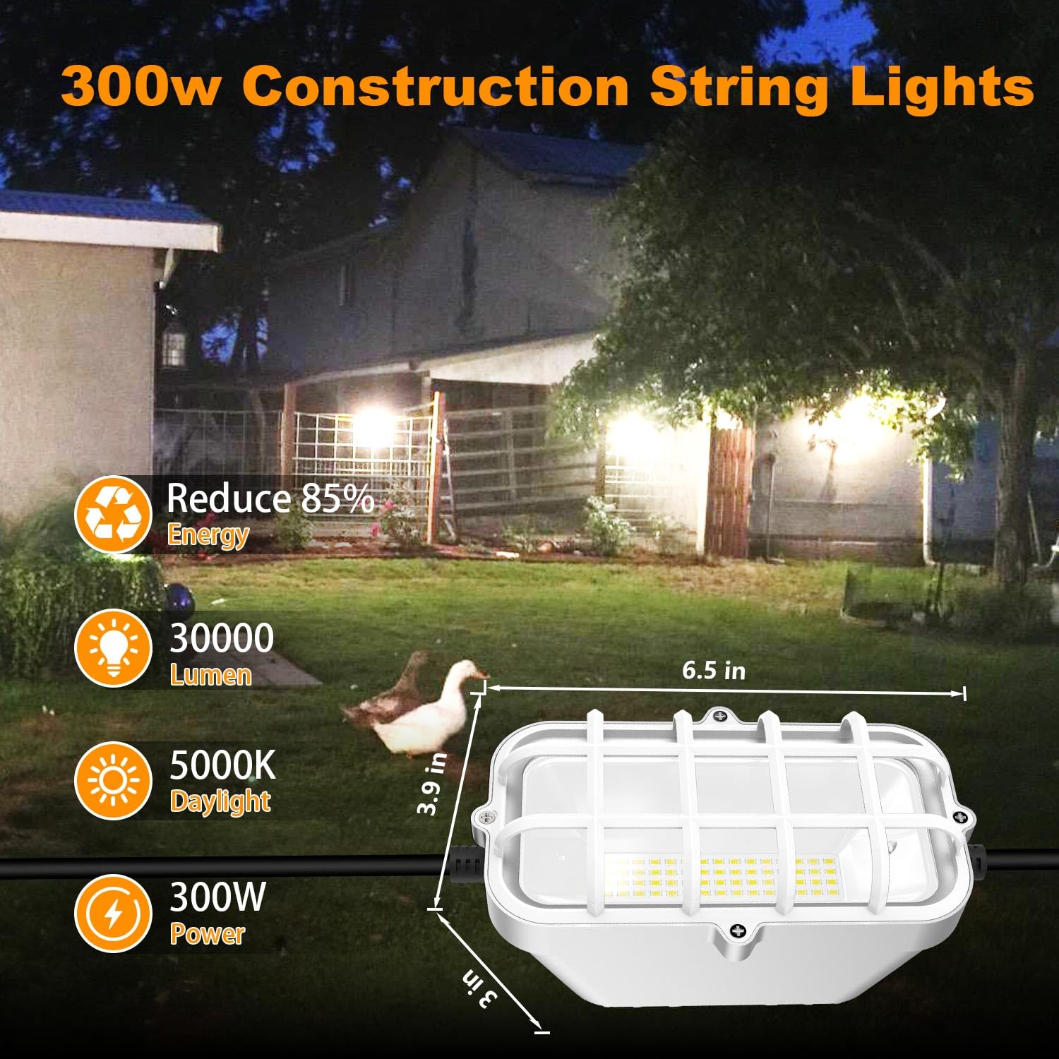 RIUVAO ten-light kit provides portable, bright site illumination.