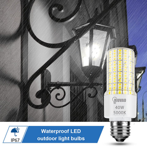 RIUVAO corn light IP67 waterproof for outdoor mounting