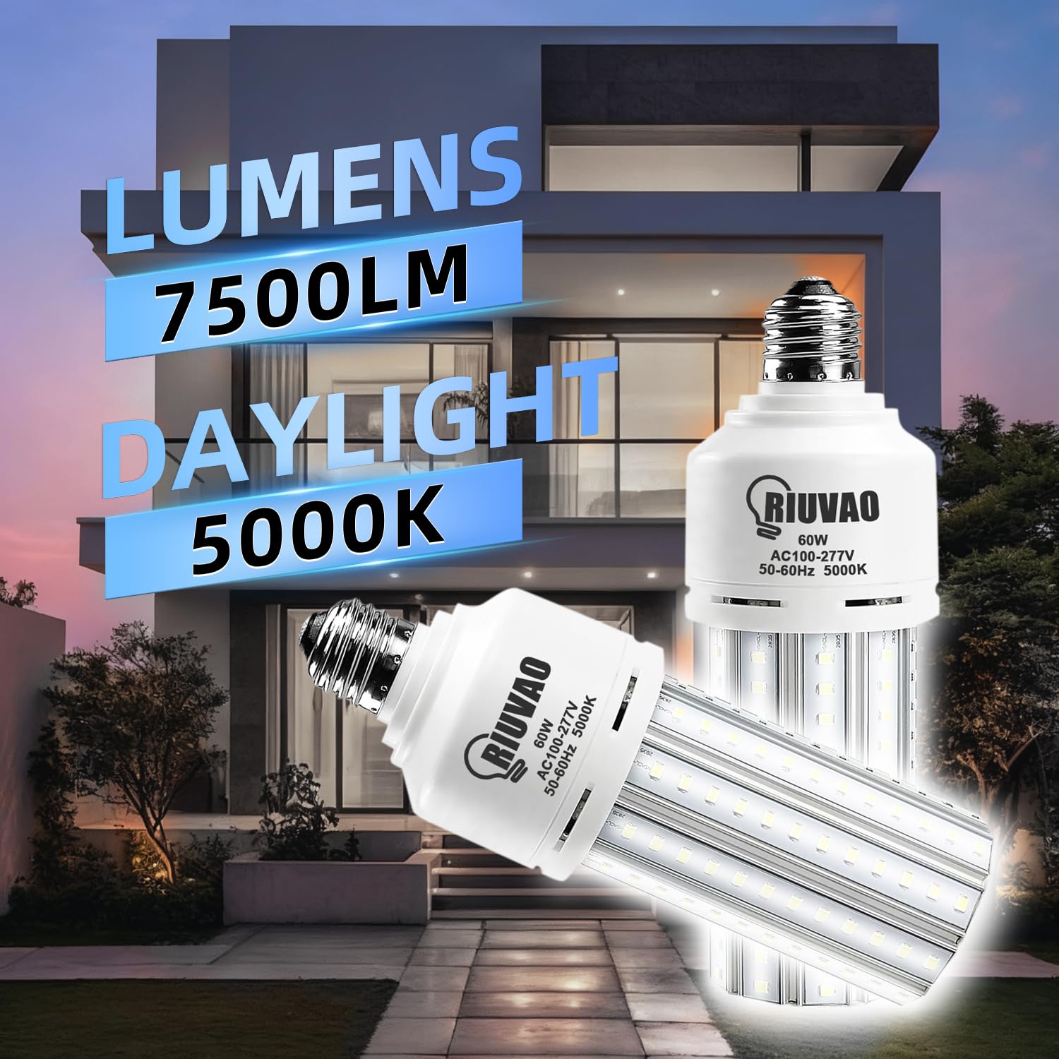 RIUVAO bright garage and warehouse lighting