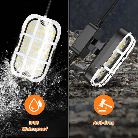 RIUVAO IK07 protected work light for tough jobsite conditions.
