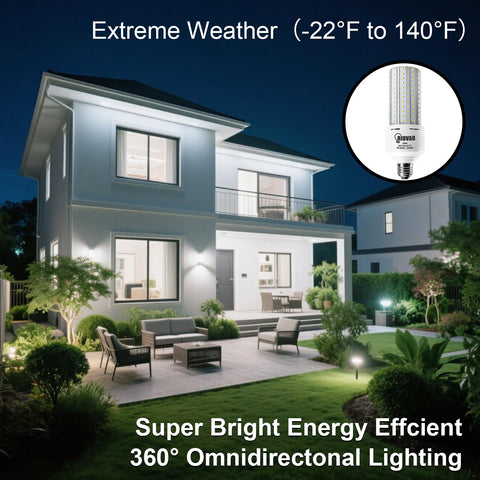 RIUVAO indoor outdoor corn bulb with wide coverage