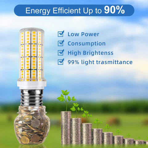 RIUVAO LED bulb in dusk scene with warm 3000K light for cozy evenings