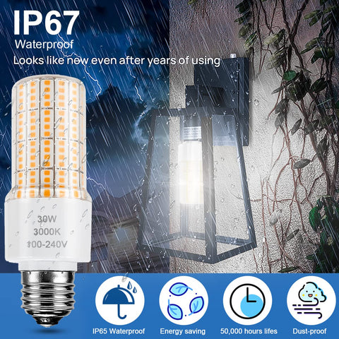 RIUVAO LED bulb 3750 lumens, bright and clear illumination