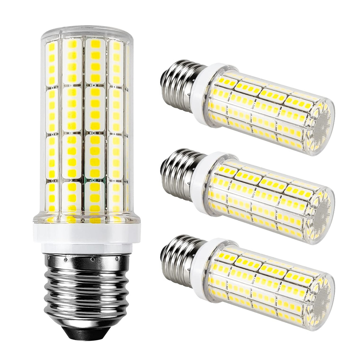 RIUVAO LED corn light bulb, 200W-equivalent brightness for home and workshop.
