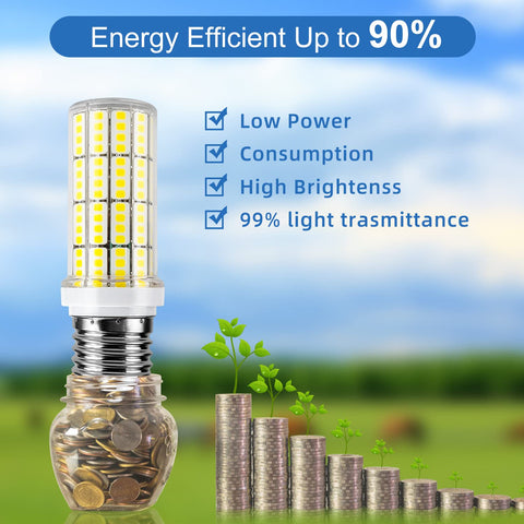 RIUVAO corn light bulb ideal for ceiling fans and ceiling fixtures for overhead lighting.