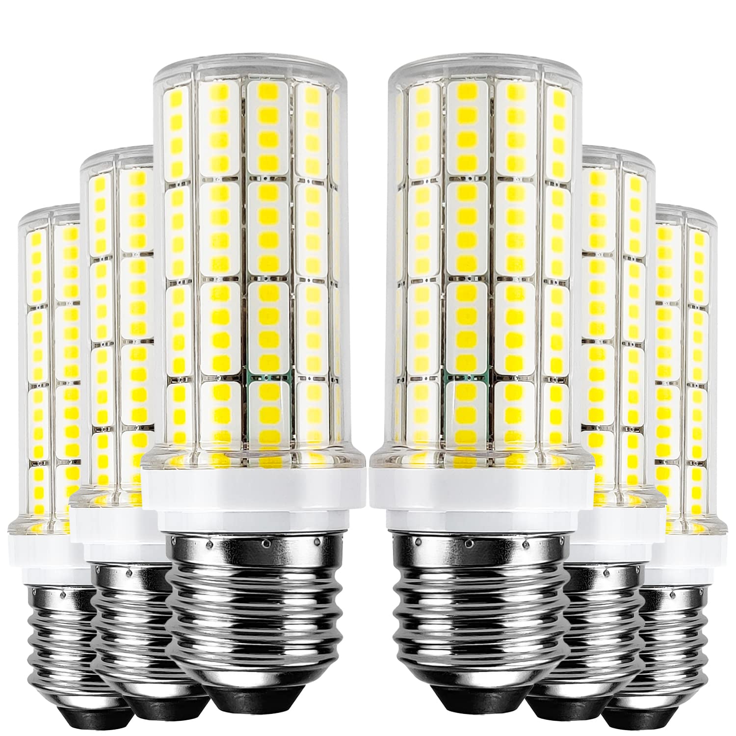RIUVAO LED corn lightbulbs front view delivering bright 5000K daylight for kitchen and garage tasks