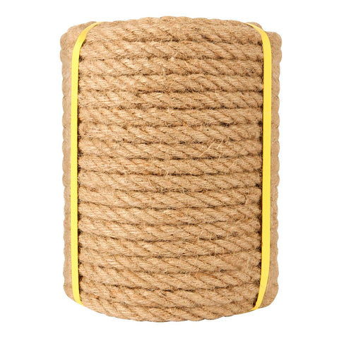 Riverlin jute rope half-inch, 100 ft, ideal for durable DIY projects and outdoor tasks.