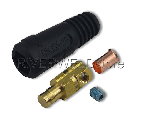 Riverweld 315A TIG panel connector for heavy-duty welding.
