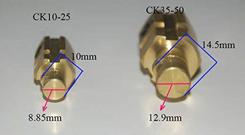 Riverweld DKJ35-50 quick-fit panel connector for fast setup.