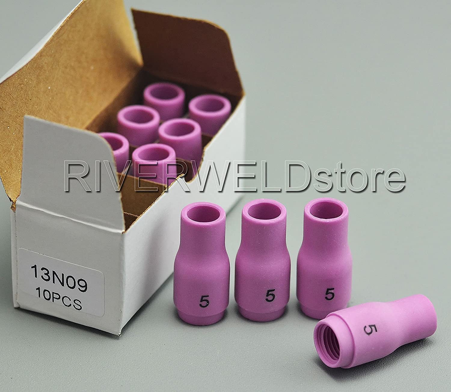 RiverWELD 8.0 mm orifice ceramic cup for consistent performance on 20-series torches
