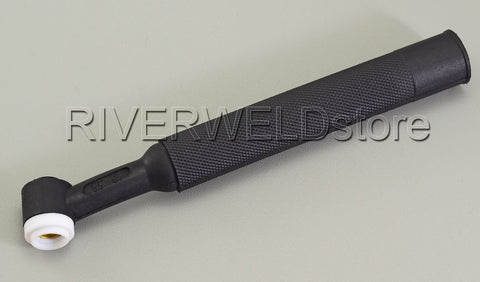 RiverWeld WP-9F TIG torch head rated at 125A for precise welding.