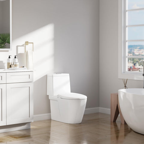 Rivix soft-close lid reduces bathroom noise and splash.