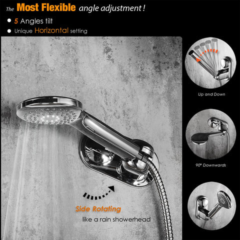 RIVOODS smooth surface mounting on tiles or glass for reliable adhesion.