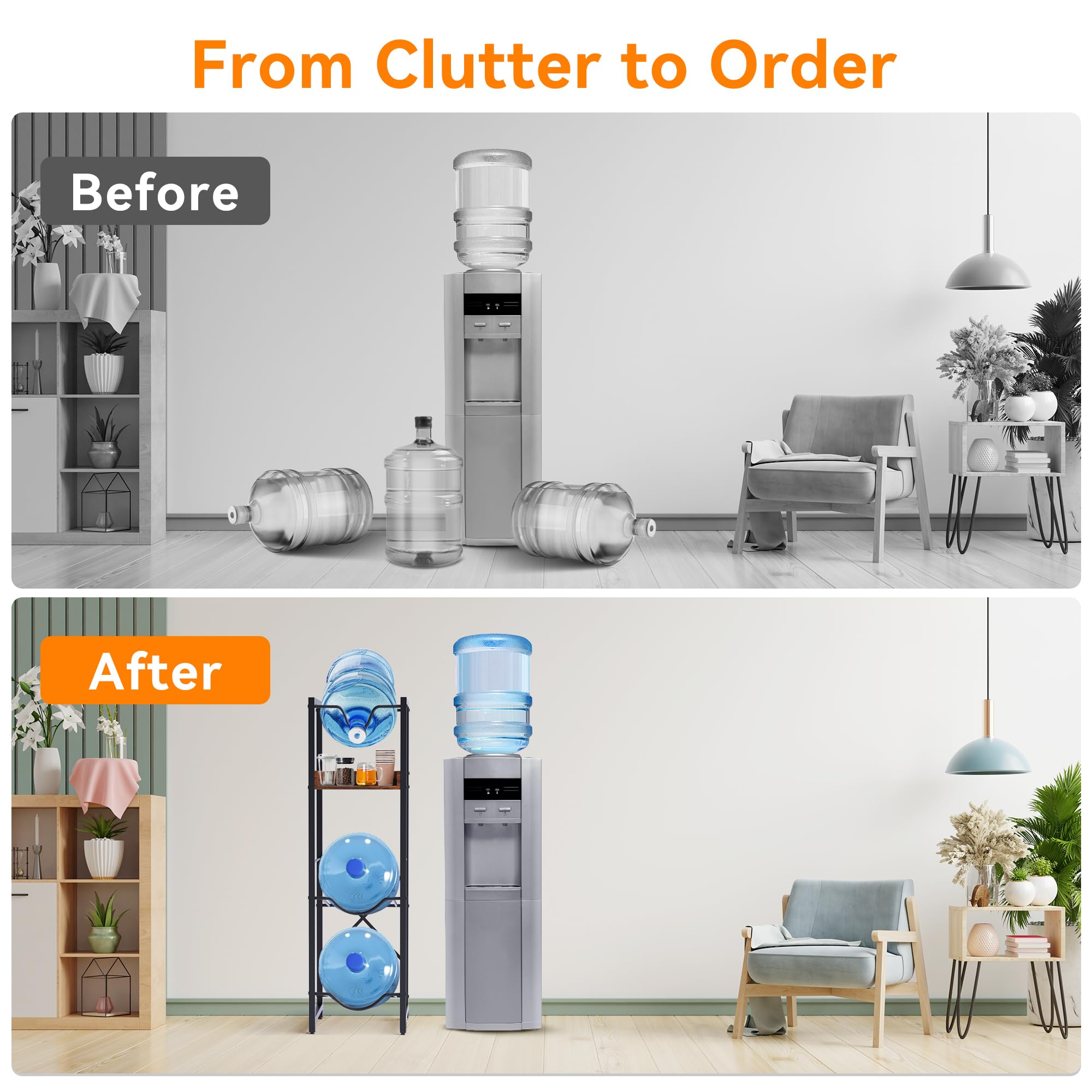 RIVPOX three-bottle capacity keeping bottles stable and accessible