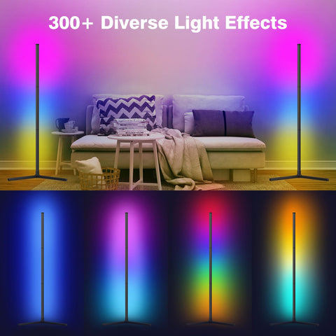 RIYO LED Corner Lamp music sync matching your soundtrack for immersion.